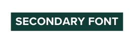 SECONDARY FONT